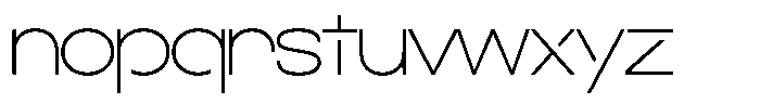 Navigable Th Ex Font LOWERCASE