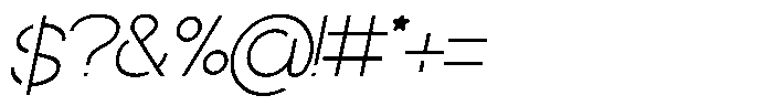 Navigable Th Italic Font OTHER CHARS