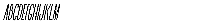 Navigable Th Nr Italic Font UPPERCASE
