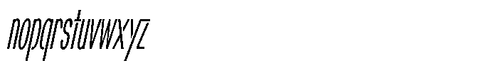 Navigable Th Nr Italic Font LOWERCASE