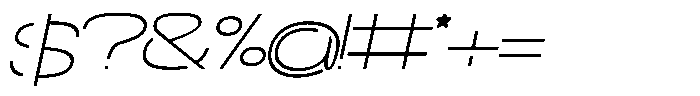 Navigable Th Wd Italic Font OTHER CHARS