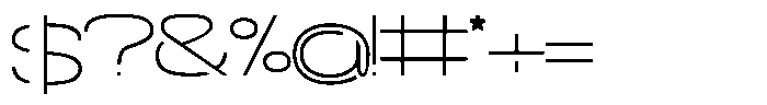 Navigable Th Wd Font OTHER CHARS