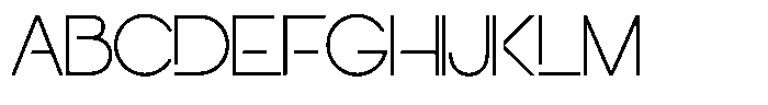 Navigable Th Font UPPERCASE