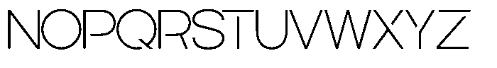 Navigable Th Font UPPERCASE