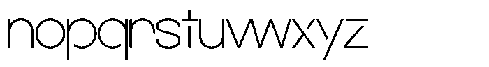 Navigable Th Font LOWERCASE