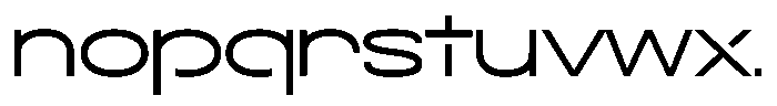 Navigable Variable Navigable Core Thin Narrow Font LOWERCASE