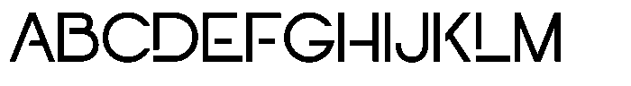 Navigable Variable Navigable Lite Thin Font UPPERCASE
