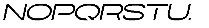 Navigable Wd Italic Font UPPERCASE