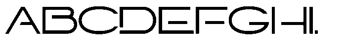 Navigable Wd Font UPPERCASE