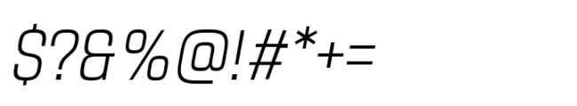 Navine Condensed Extra Light Italic Font OTHER CHARS