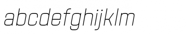 Navine Semi Condensed Thin Italic Font LOWERCASE