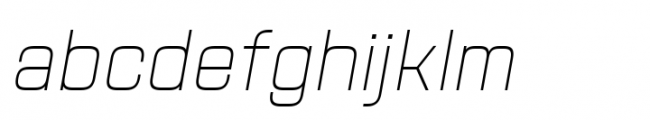 Navine Thin Italic Font LOWERCASE