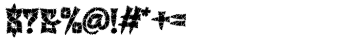 Navor Fear Font OTHER CHARS
