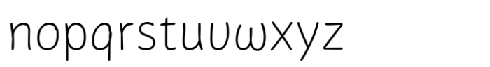 Nawin Arabic Ltn Thin Font LOWERCASE