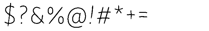 Nawin Grk Thin Font OTHER CHARS