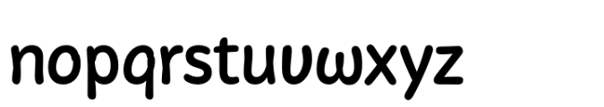 Nawin Latin Regular Font LOWERCASE