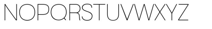 Naxotek Thin Font UPPERCASE