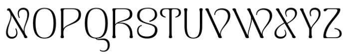 Naylira Extra Light Font UPPERCASE