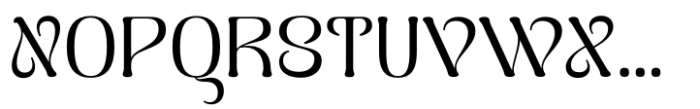 Naylira Light Font UPPERCASE