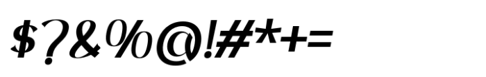 Nazalea Bold Italic Font OTHER CHARS