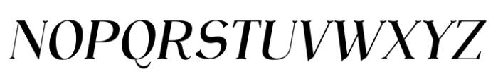 Nazalea Bold Italic Font UPPERCASE