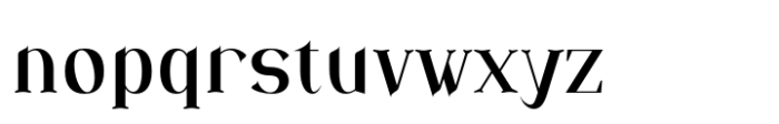 Nazalea Bold Font LOWERCASE
