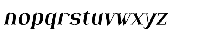 Nazalea Extra Bold Italic Font LOWERCASE