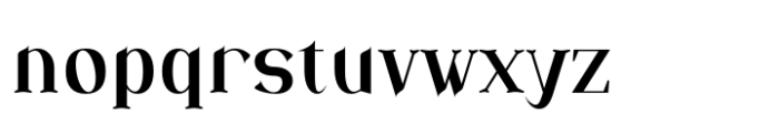 Nazalea Extra Bold Font LOWERCASE