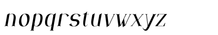 Nazalea Italic Font LOWERCASE