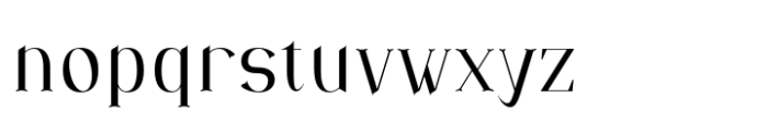 Nazalea Light Font LOWERCASE