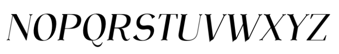 Nazalea Semi Bold Italic Font UPPERCASE