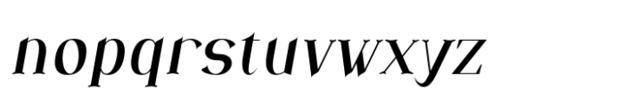 Nazalea Semi Bold Italic Font LOWERCASE