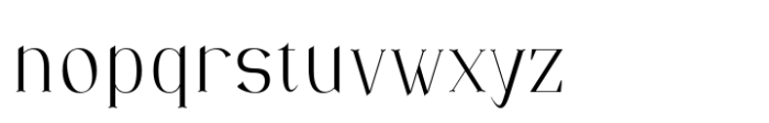 Nazalea Thin Font LOWERCASE