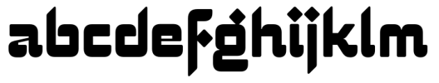 Nazari Regular Basic Font LOWERCASE