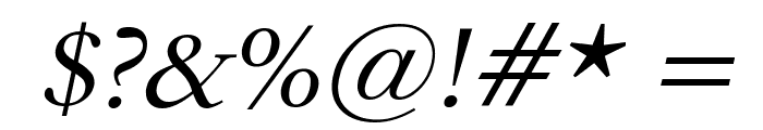 Nadine 2 Wide Italic Font OTHER CHARS