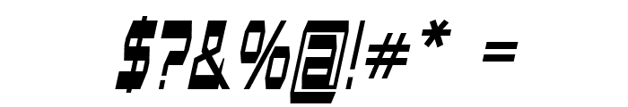 Namino-BoldItalic Font OTHER CHARS
