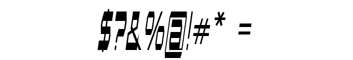 Namino-CondensedItalic Font OTHER CHARS