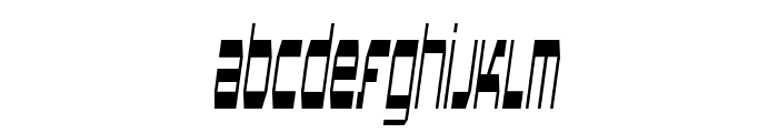 Namino-CondensedItalic Font LOWERCASE