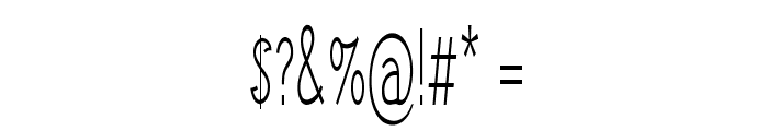 Nana-ExtracondensedRegular Font OTHER CHARS