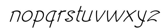 Nana-Italic Font LOWERCASE