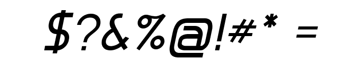 Nanton-Italic Font OTHER CHARS