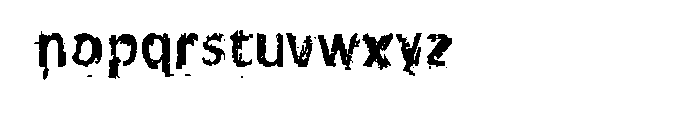 Nash Regular Font LOWERCASE
