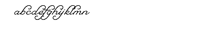 Natalya Monoline Regular Font LOWERCASE