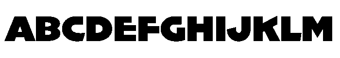 NaNArchyOFFTRIAL ExtraBlack Font UPPERCASE