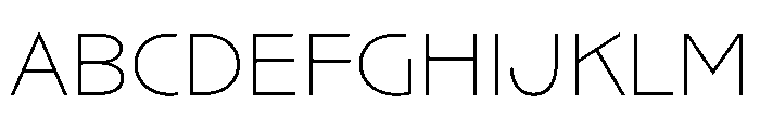 NaNArchyOFFTRIAL ExtraLight Font UPPERCASE