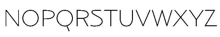 NaNArchyOFFTRIAL ExtraLight Font UPPERCASE