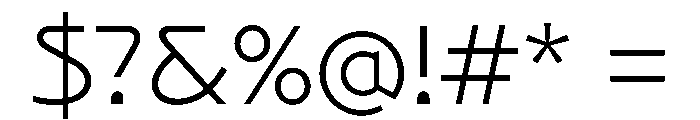 NaNArchyOFFTRIAL Light Font OTHER CHARS