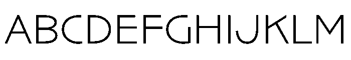 NaNArchyOFFTRIAL Light Font UPPERCASE