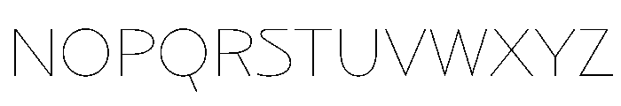 NaNArchyOFFTRIAL Thin Font UPPERCASE