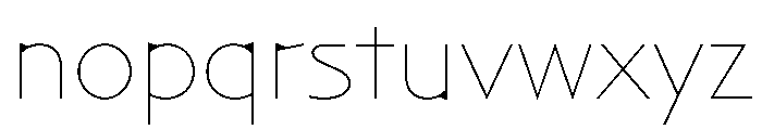 NaNArchyOFFTRIAL Thin Font LOWERCASE